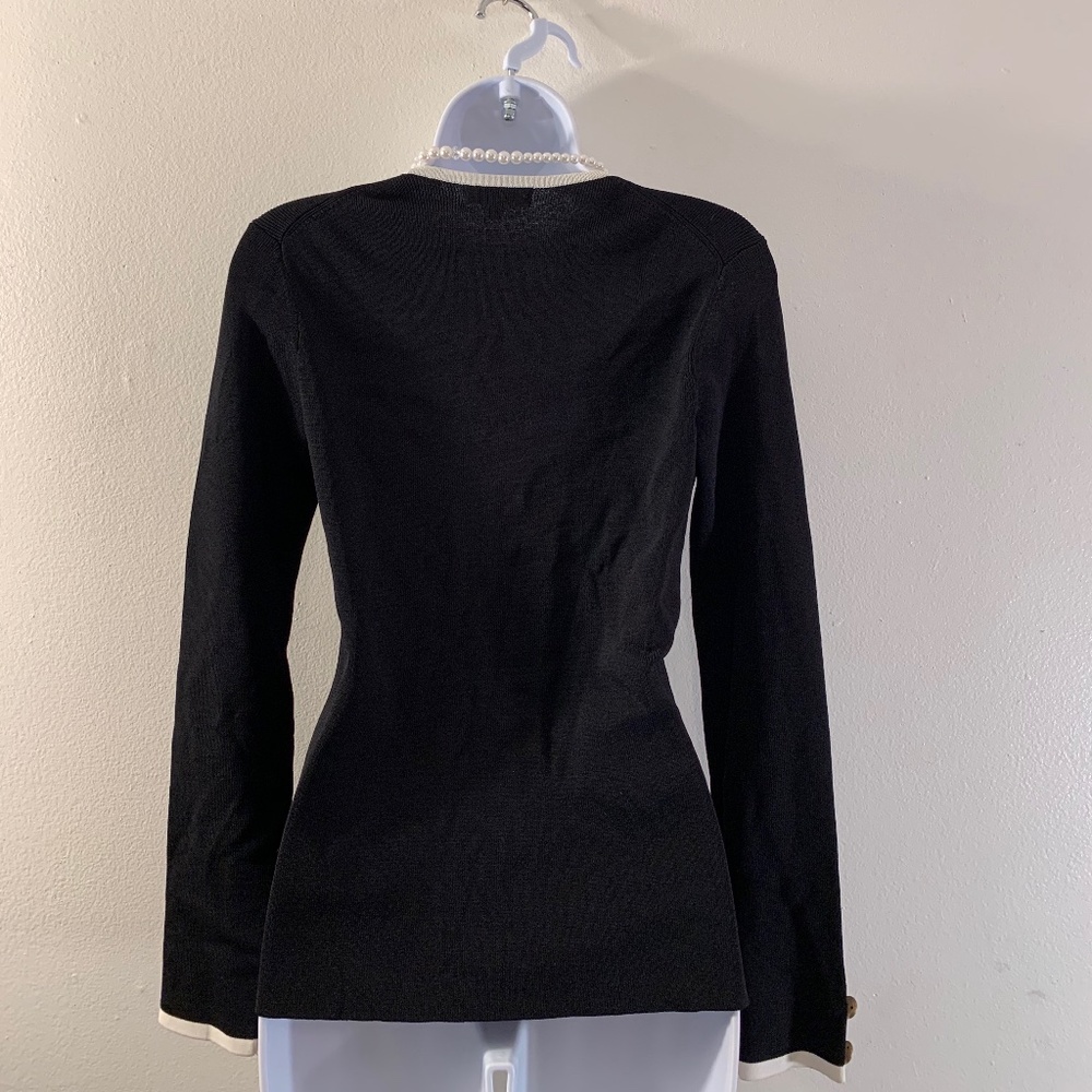 Vertigo Paris Zipper Sweater XS Rayon / Nylon - Picture 2 of 2